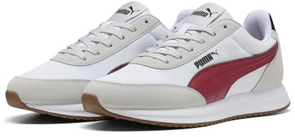PUMA Unisex R78 LIGHTWIND Sneaker, COOL Light Gray-Dark Crimson White, 39 EU