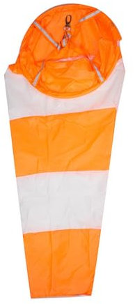 Zvn Zojne Manche à air imperméable – Manche à air d'aéroport en nylon | Sac à chaussettes de mesure avec ceinture réfléchissante | Indicateur de direction du vent robuste à suspendre pour extérieur,