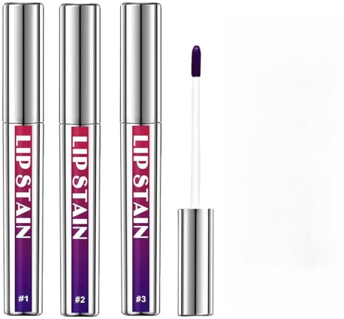 Tinta de labios exfoliante, brillo de labios mate de 3 colores, resistente al agua, delineador de labios extraíble