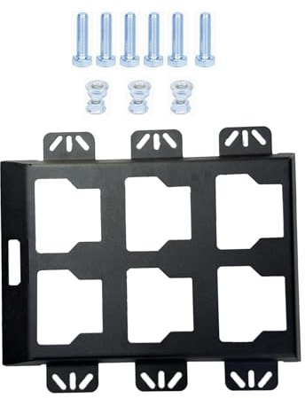 Packouts Wall Crate Storage Organizers for Power Tool Mounting Half Width Small Tool Holder Accessories Packouts Wall Mount Plate