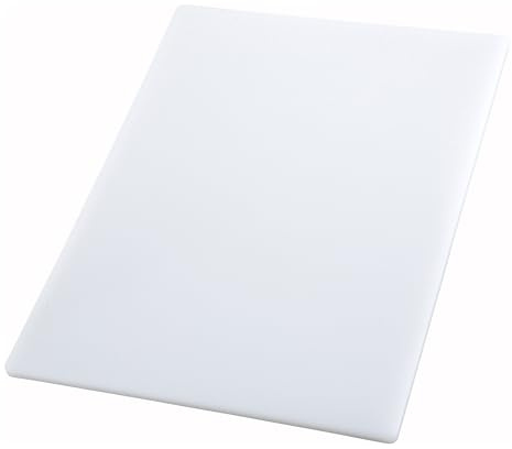 Winco CBWT-1830 Cutting Board, 18-Inch by 30-Inch by 1/2-Inch, White,Medium