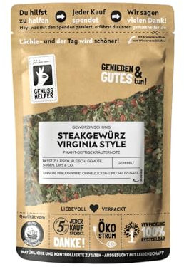 Bremer Gewürzhandel Steak Gewürz Virginia Style, Steakgewürzmischung, gerebelt, 75g