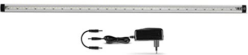 REV Unterbauleuchte Küche TS - LED Schrankbeleuchtung mit Sensor, 30.000h, 8,5W, 900lm, 800 x 25 x 10 mm, silber
