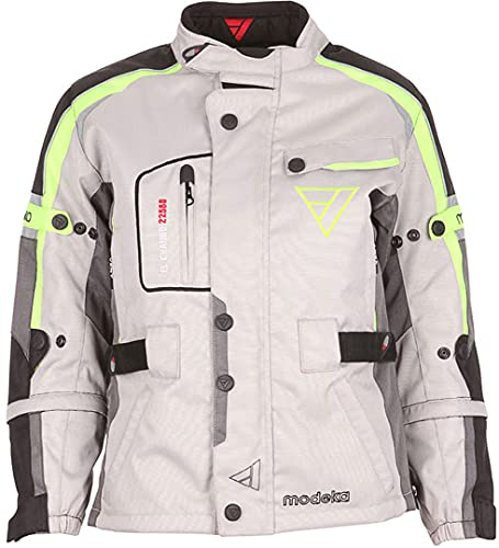 Modeka El Chango 116 - Chaqueta para niños, color gris claro