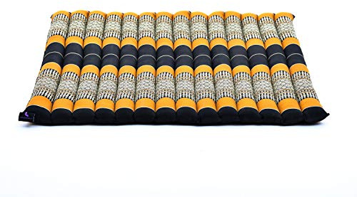 Leewadee Zabuton Tapis de Méditation 70 x 70 cm - Kapok Coussin Sol Yoga Zen Seiza