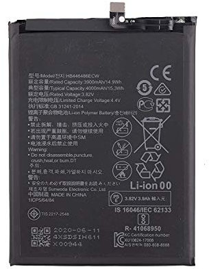 WYGUO HB446486ECW Remplacement de la Batterie du téléphone Portable pour Huawei P Smart Z Nova 5i Honor 9X Pro Enjoy10 Plus STK-LX1 GLK-LX1 GLK-LX2 GLK-LX3 Series(3.82V 14.9Wh)