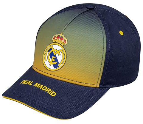REAL MADRID Real Barnkeps - officiell fotbollskollektion - justerbar storlek, Färg: blå, One Size