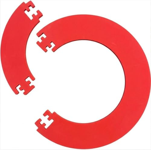 SVUPUE Anello Ricevitore Freccette, Cornice per Raccoglitore Freccette, Bersaglio, Cornice per Bersaglio per Protezione da Parete, Protezione per Bersaglio, Set da 5 (Rosso)