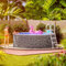 poolomio® Stahlwandpool rund 500 x 120 cm Steinoptik | Robuster Gartenpool als Aufstellbecken oder Einbaupool | Aufstellpool Komplettset mit Innenfolie 0,5 mm, Skimmer & Einlaufdüse