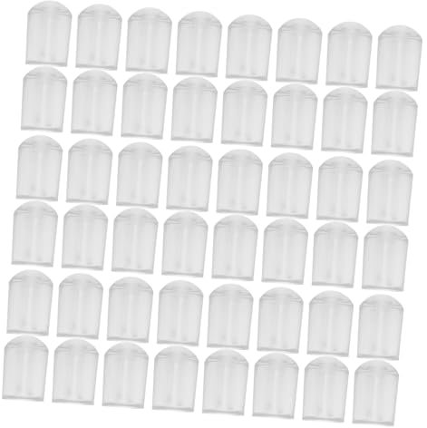 SOIMISS 100piezas Tapas De De PVC Cubiertas Protectoras para Puntas De Gancho De Alambre Protectores De Extremos para Seguridad El Hogar La Oficina Escuela Tapas Protectoras para De Percha