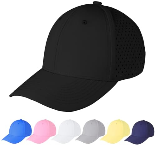 AUYAO Vattentäta baseballkepsar, herrkepsar, casual halvt nät sommarmössa, unisex sportkepsar för löpning baseboll tennis golf