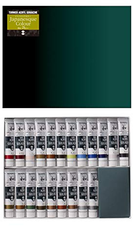 Turner colore acrilico colore gouache Japanesque Japanesque 21 set colori AGJ2021C 20ml (6 nn.)