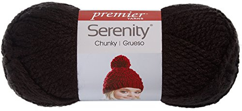 Premier Yarns Serenity Chunky Yarn - Solid-Raven, 3 Pack