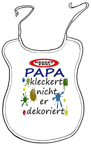 Kleckerlatz Scherz-Latz für Erwachsene Papa Baby-Lätzchen