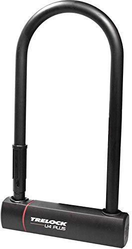 Trelock+TipTop Bügelschloss mit Halter ZB 401 U4 Plus 108-230mm D: 14mm +Flicken