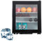 Upright Freezer with Door Lock, Compact Single Door Vertical Freezer, Table Top Mini Fridge for Office Dorm Or Apartment, 30L,glass door
