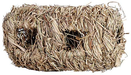EVTSCAN Durable Rabbit Grass House Chew Toy Mat Bed for Hamster Guinea Pig Bunny