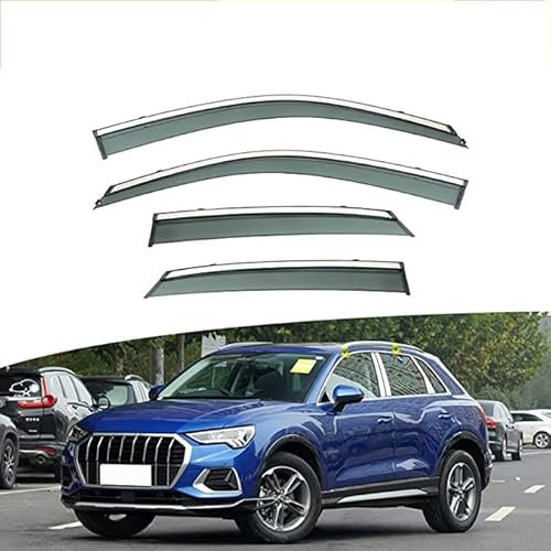 Juego de 4 Deflectores de Viento, Protector de Nieve para Lluvia Y Sol de Baja Acumulación de Calor para Reemplazo de Automóviles para AUDI Q3 2019+