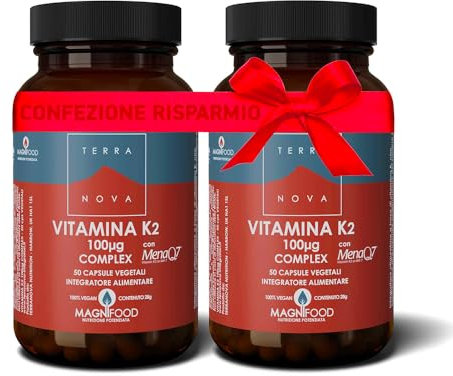 TERRANOVA VITAMINA K2 Complex 50 CPS 2 PEZZI CONFEZIONE RISPARMIO