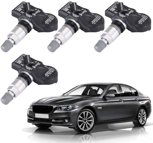 4 sensori di pressione pneumatici 6856227, compatibili con B//M//W 5 Series F10 F11 6 Series F12 7 Series 6790054, sistema di controllo della pressione pneumatici RDKS sensore di pressione pneumatici