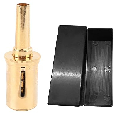 Valve de réduction de pression de klaxon, entraîneur respiratoire d'embout de trompette en laiton, conception ergonomique pour une utilisation confortable, outil de correction de (Or)
