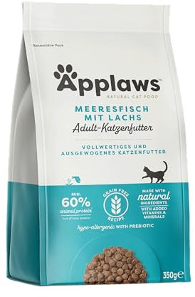Applaws Complete Natural Dry Cat Food 350g Adult Ocean Fish with Salmon