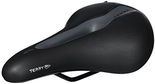 Ergon Fisio Flex Gel Max Selle de vélo pour Homme, Noir, Taille L