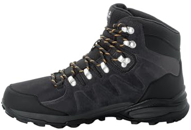 Jack Wolfskin Herren Refugio Texapore Mid M Walking Schuh, Phantom Burly Yellow Xt, 47 EU