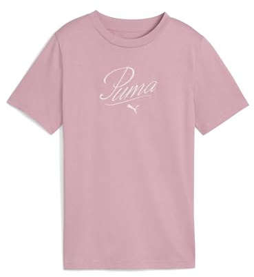 PUMA ESS Script tee G Tees para niña (Paquete de 1)