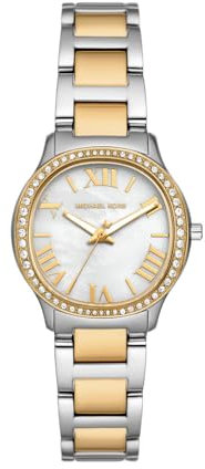 MICHAEL KORS Damen Analog Quarz Uhr mit Edelstahl Armband MK4910