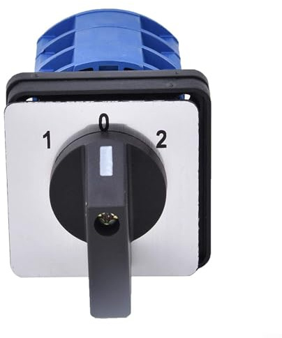 Volakebeing Interruttore di commutazione rotativo 690V 25A 1-0-2 3 Posizioni Trifase Pannello Interruttore di Trasferimento Apparecchiature Elettriche Industriali