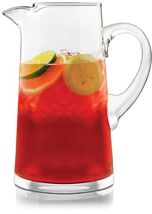 Libbey Cantina Glass Pitcher in Gift Box, 79.3 oz, Clear