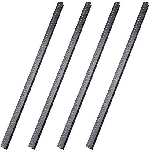 4 Pezzi Binari per Cartelle Sospese Binari per Cartelle in PVC Nero per 1/2 Lati del Cassetto Sistema di Cartelle Sospese/per Mantenere le Cartelle in Ordine e Organizzate