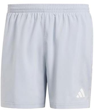 adidas Men's Own The Run Shorts, Halo Silver, XL 7 inch