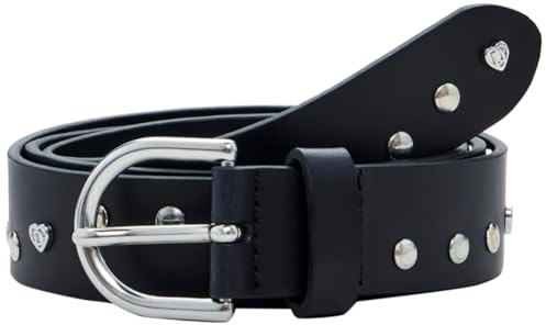 BELT_HEART STUDS, 2000 BLACK, 95