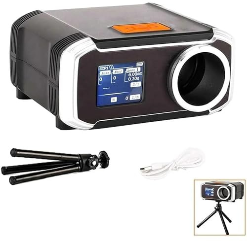 LIULIQ Airsoft Speed Tester, Shooting Chronograph Tester, Airsoft Shooting Chronograph with Stand and LCD Display, Free-fall Velocimetry, Multiple Samples Can Be Tested for Water Balls Lead Beads