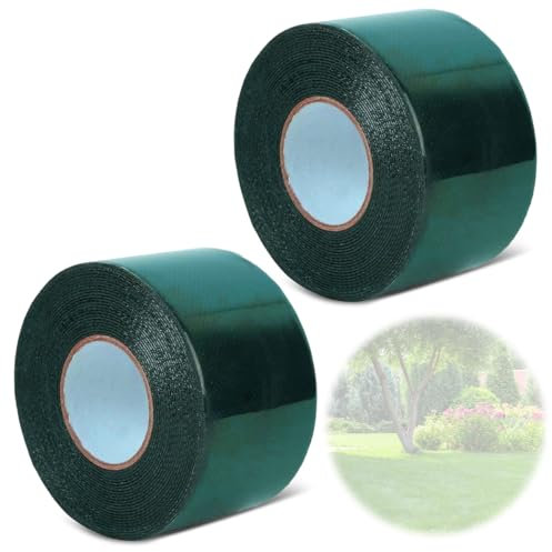 2 Rouleau Bande de Jonction Gazon Synthetique 5 cm X 5 m, Ruban de Gazon Artificiel Auto-Adhésif, Ruban Double Face pour Gazon Synthétique pour Jardin, Balcons pour Connecter de Faux Tapis D'herbe