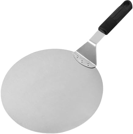 Acero inoxidable de cáscara para pizza - Rascador de masa redondo, herramienta de cocina | Accesorio para cocina Servidor de pastel duradero, apartamento de restaurantes profesional que sirve