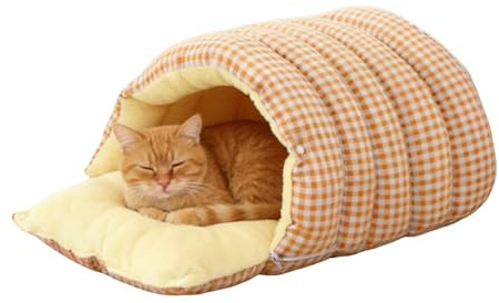 Cat Sleeping Bag and Bed, Warm Cuddly Bag, Cosy Resting Place for Cats - For Indoor and Outdoor Use, Camping, Travel, Home, Bedroom, Living Room, Apartment