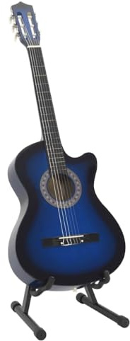 Generico Set Chitarra Classica Western 12 pz con 6 Corde Blu 38,Arte e Svago,Hobby e Arti Creative,Strumenti Musicali,Strumenti a Corda,Chitarre-70135