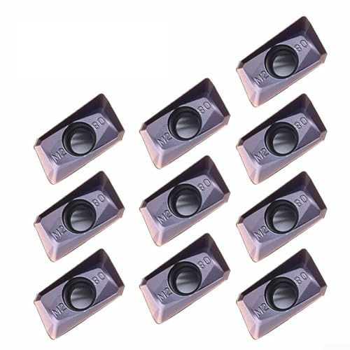 Minflora 10 piezas APMT1604PDER-M2 VP15TF Insertos indexables de carburo para fresado CNC semiacabado y acabado de alto agarre, resistente al desgaste, fácil reemplazo