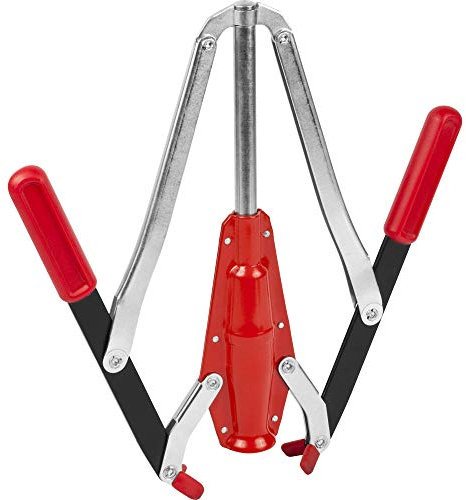 Browin 507001 Boucheuse à Double Bras Basic | pour Bouchons à la Main | pour la Fabrication du Vin | Plastique | Rouge