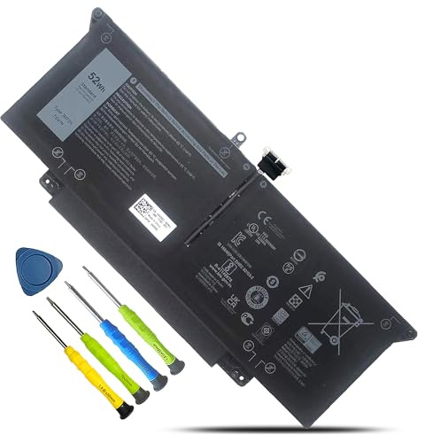 JHT2H Laptop Battery for Dell Latitude 7310 7410 Latitude 7410 Chromebook Enterprise Series P34S P34S001 4V5X2 Y7HR3 35J09 HRGYV WY9MP XMV7T 009YYF 7CXN6 T3JWC XMT81 0YJ9RP XMV7T K36KR X825P YY3GJ