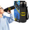 MOMO WAY DC Comics Trinkflasche Tritan Wasserflasche Mit Früchtebehälter Wiederverwendbare Sportflasche Für Schule Gym Geschenk BPA-Frei 1-Klick Verschluss Batman 600ml