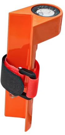 ieron Asta di centraggio ieron, livello di livellamento in fibra di carbonio per bilance per acqua ad angolo retto Bilance per acqua verticali portatili(Arancione)