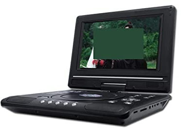 Bärbar DVD-spelare, 9,8 tums Bärbar HD-TV Hemma Bil DVD-spelare VCD CD MP3 DVD-spelare USB-kort TV Portatil Kabelspel 16:9 Rotera LCD-skärm