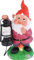 Globo 3314 Solarleuchte Gartenzwerg Laterne Gartenlampe Solarlampe