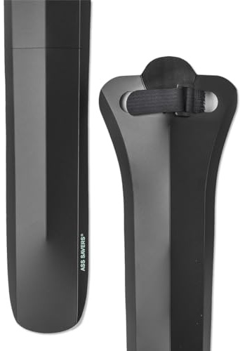 Ass Savers - Fendor Bendor - Rear Mudguard for Bicycles, Big Size for Gravel or MTB Tires, Tire Widths 32-55mm, Lightweight, Easy to Install, Excellent Coverage, Swedish Design, Black