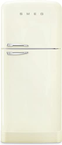 Smeg Right Hand Hinge FAB50RCR5 80/20 Frost Free Fridge Freezer - Cream - E Rated