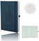 Jormftte Notizbuch A5, Vintage Sonne & Mond Design, Hardcover 10 Seiten Journal Notizblock für Reisen, Arbeit, Schreiben, Notizen, Lernen, 21.3 x14.5 cm